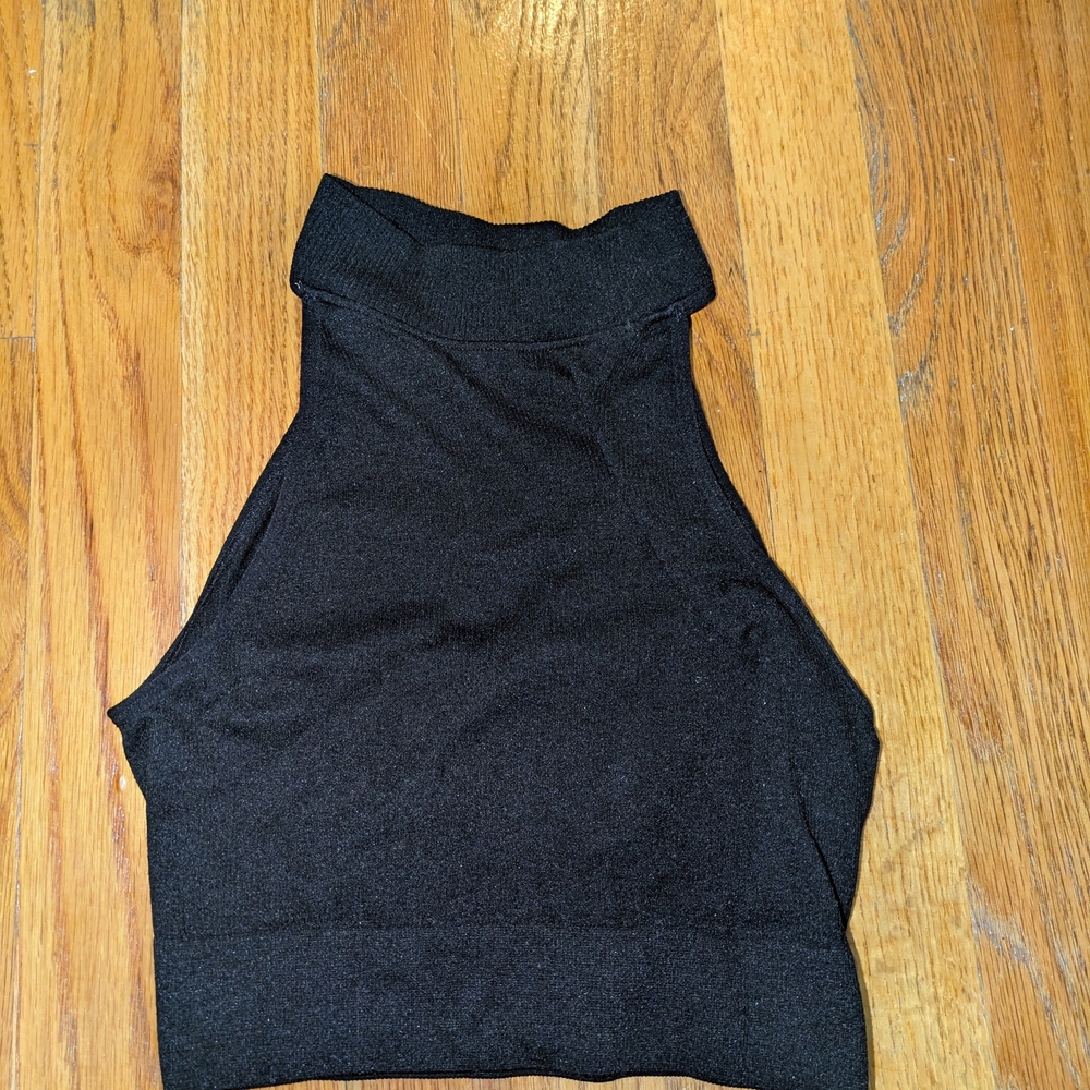 Chic High-Neck Crop Top